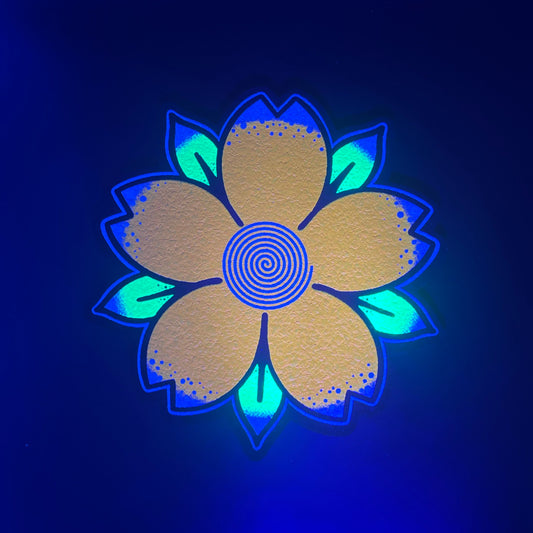 Dark Mountain Cult X Glass House Orange Flower Moodmat