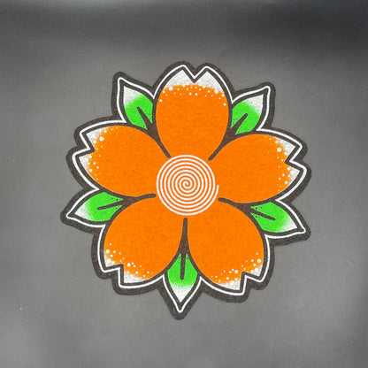 Dark Mountain Cult X Glass House Orange Flower Moodmat
