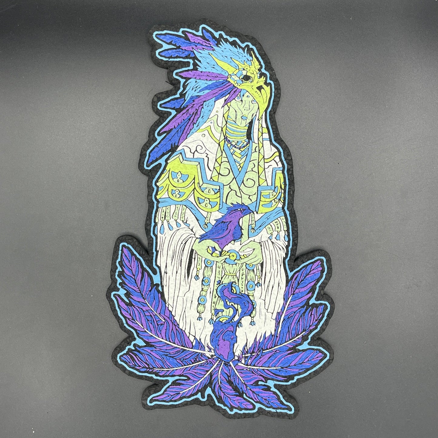 Psyokami Violet Raven Moodmat