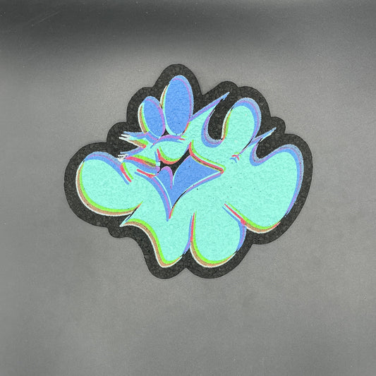 Blue Hyper Slug Moodmat
