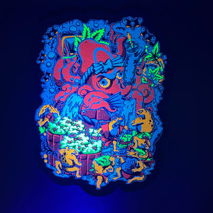 Dark Mountain Cult X Stone Head Red Bath House Moodmat