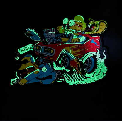Hippie Hussle X The Seshons X 74Lands Red ACAB Moodmat