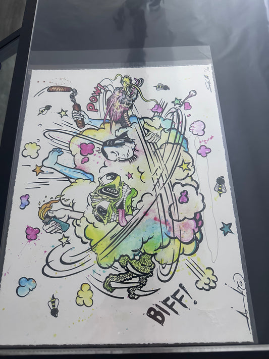 A.Brooks Fight Club Print