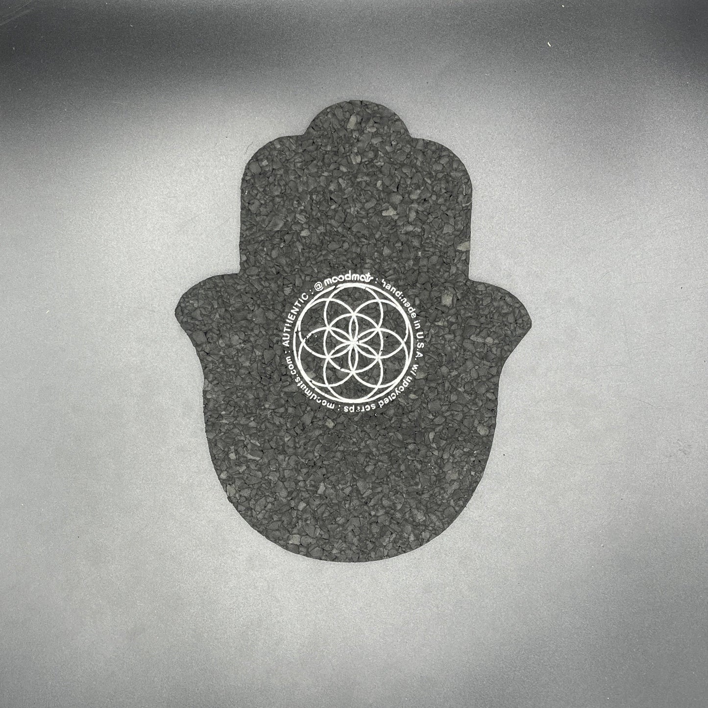 Illuminati Blue-Pink Fade Hamsa Hand Moodmat