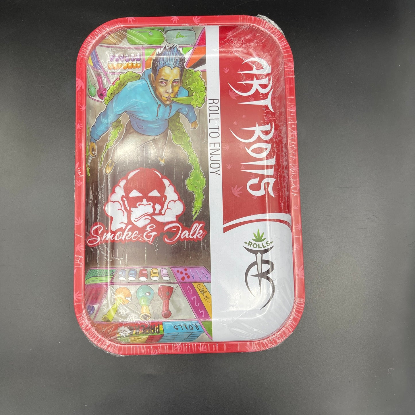 Art Rolls Medium Metal Tray