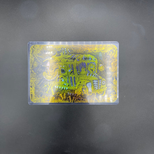 Sketchy Eddie Holo Team Yellow Bus Card
