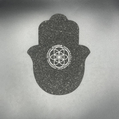 Illuminati Gold Hamsa Hand Moodmat